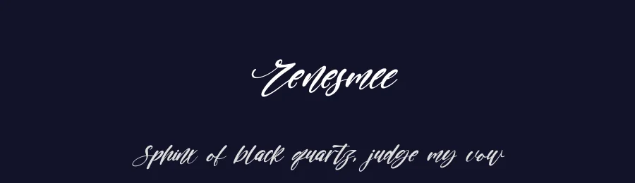 Renesmee by Kong Font — Script Handwritten Font — thumbnail 2