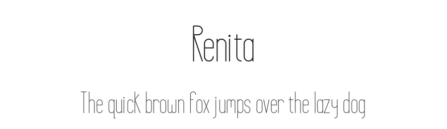 Renita by Pian45 Studio β Sans Serif Font