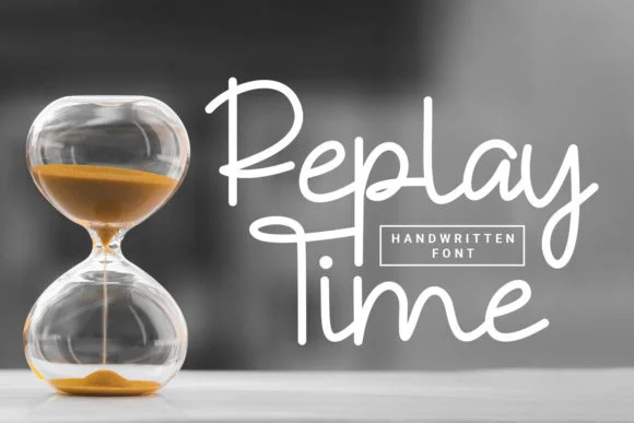 Replay Time Font by alpapranastudio — Script Handwritten Font