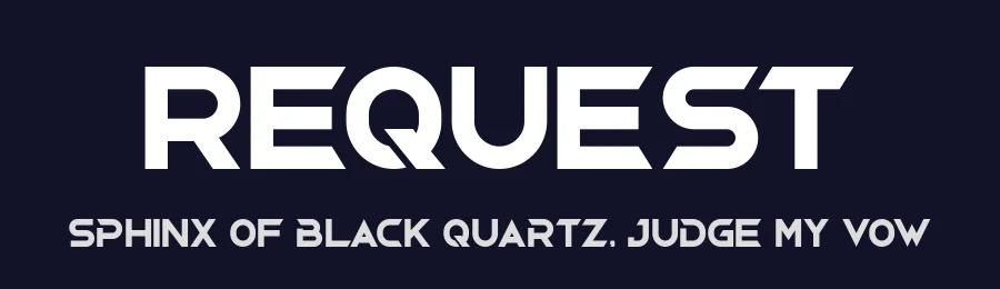 Request by Din Studio — Display Font — thumbnail 2