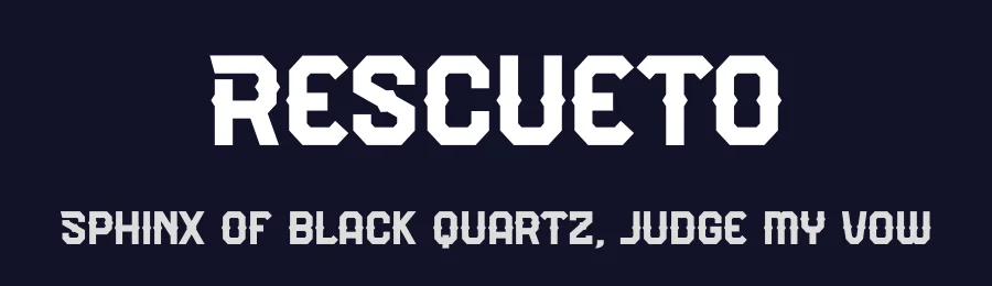 Rescueto by Absonstype Studio — Blackletter Font — thumbnail 2