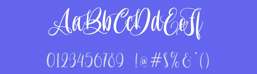 Resemhary by www.movefont .com — Script Handwritten Font — thumbnail 3