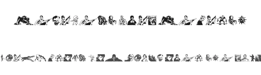 Resident Evil Rebirth by xstreamed.tv — Dingbats Font