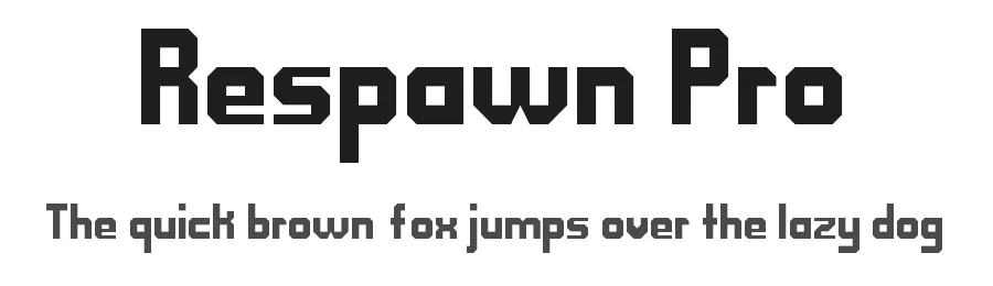 Respawn Pro by Voxi Denjay — Sans Serif Font