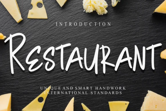 Restaurant Font by Creativewhitee by Creativewhitee — Script Handwritten Font