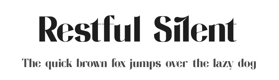Restful Silent by Timelesstype Studio — Sans Serif Font