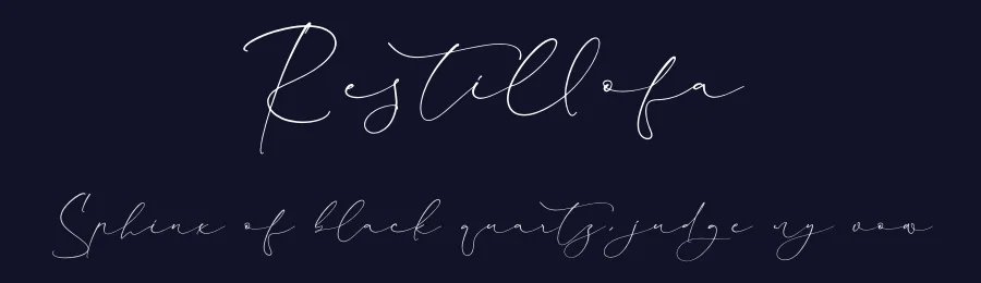Restillofa by Storytype Studio — Script Handwritten Font — thumbnail 2