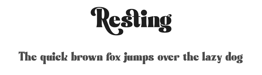 Resting