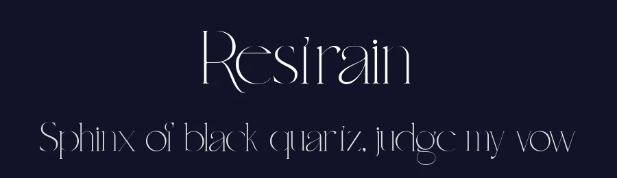 Restrain by Sohel Studio — Serif Font — thumbnail 2