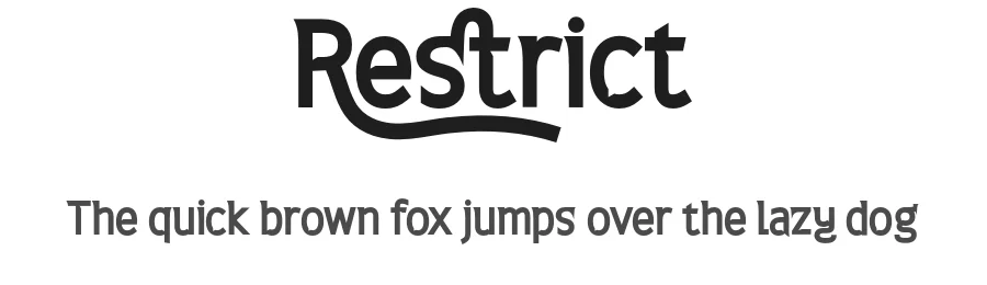 Restrict