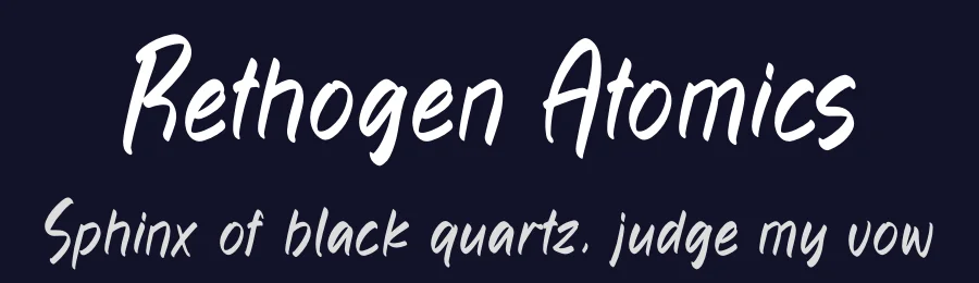 Rethogen Atomics by Perspectype Studio - Letterena.com — Script Handwritten Font — thumbnail 2