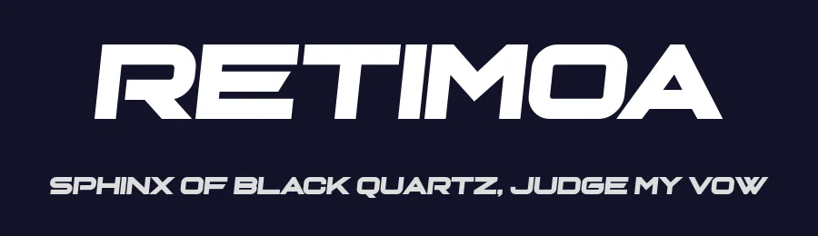 Retimoa by Chequered Ink — Display Font — thumbnail 2