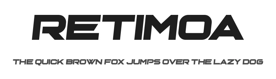 Retimoa by Chequered Ink — Display Font