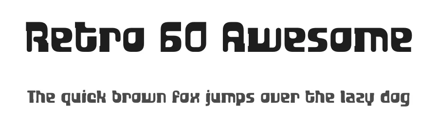 Retro 60 Awesome