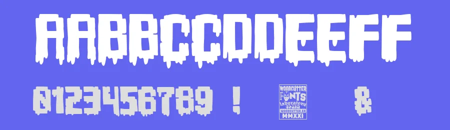 Retro Arcade Terror by Woodcutter — Decorative Font — thumbnail 3