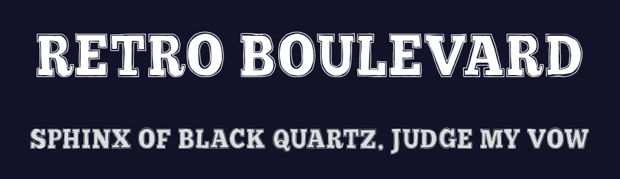 Retro Boulevard by Woodcutter — Decorative Font — thumbnail 2