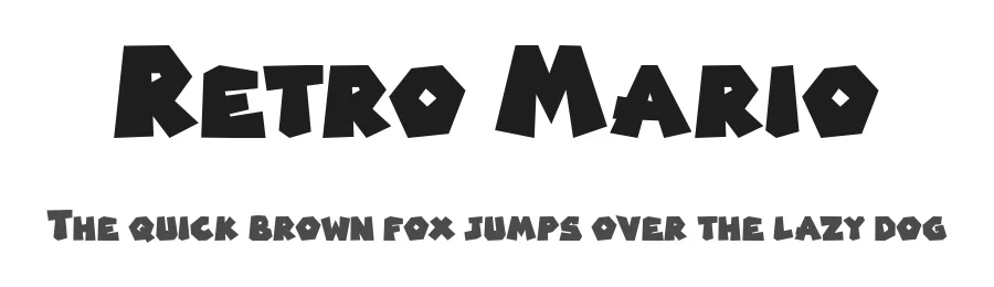 Retro Mario
