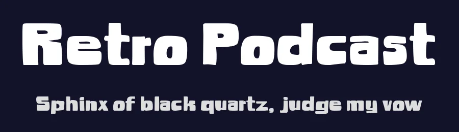 Retro Podcast by Woodcutter — Decorative Font — thumbnail 2