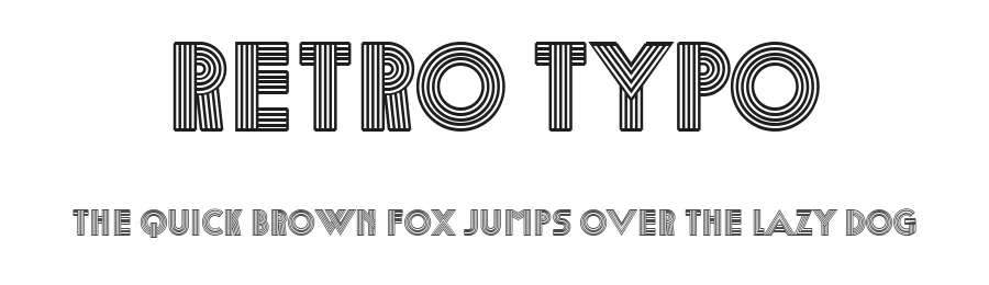 Retro Typo