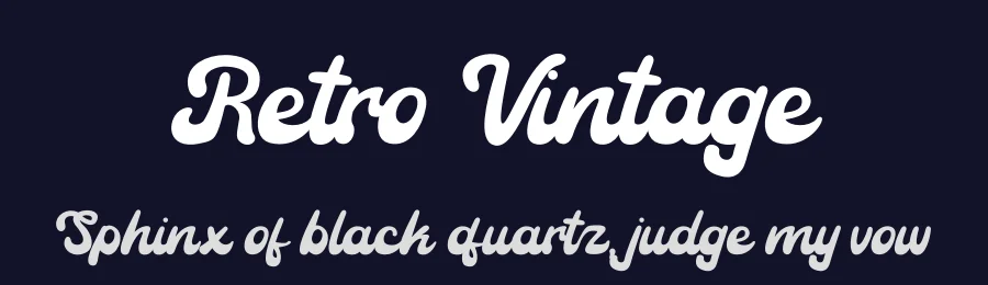 Retro Vintage by Densu Creative — Script Handwritten Font — thumbnail 2