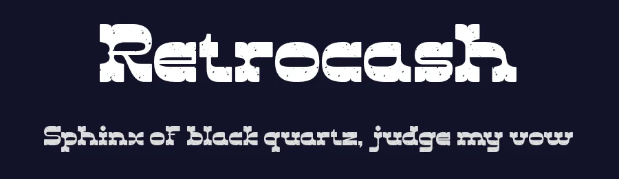 Retrocash by LetterStock Std — Decorative Font — thumbnail 2