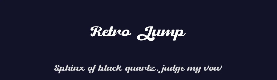 Retro Jump by Intype — Script Handwritten Font — thumbnail 2