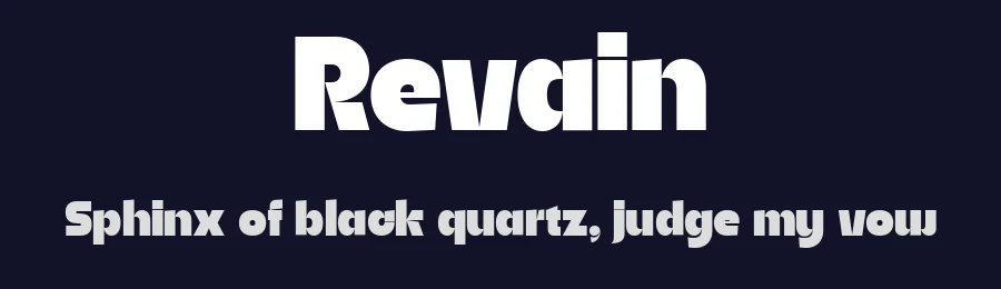 Revain by Sign Studio — Sans Serif Font — thumbnail 2