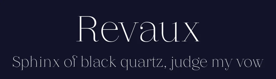 Revaux by Wahyu & Sani Co. — Serif Font — thumbnail 2