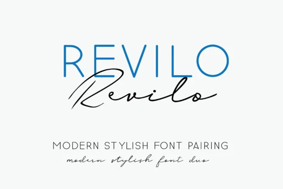 Revilo Duo Font by ogit — Script Handwritten Font