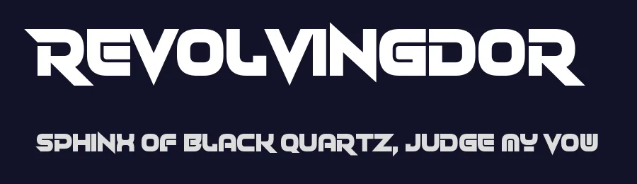 Revolvingdor by Chequered Ink — Display Font — thumbnail 2