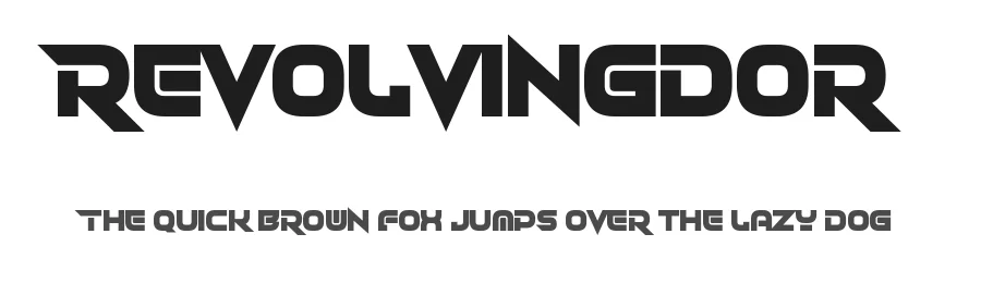 Revolvingdor by Chequered Ink — Display Font