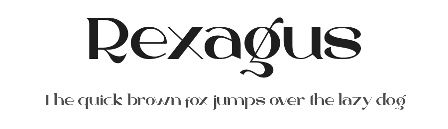 Rexagus by liart type — Decorative Font