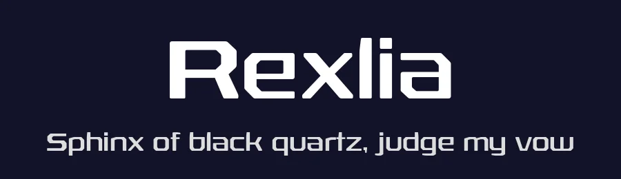 Rexlia by Typodermic Fonts — Display Font — thumbnail 2