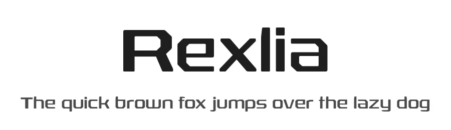Rexlia by Typodermic Fonts — Display Font