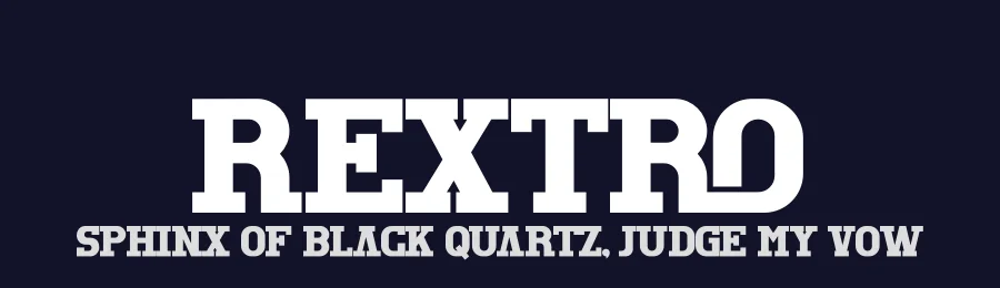 Rextro by Storytype Studio — Serif Font — thumbnail 2