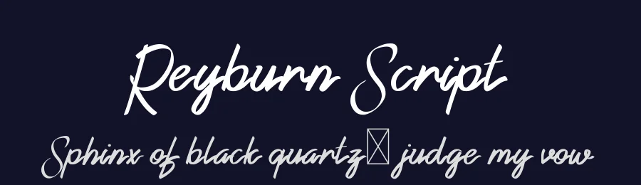 Reyburn Script by Edric Studio — Script Handwritten Font — thumbnail 2
