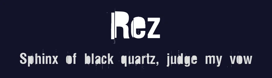 Rez by Faizal Reza — Decorative Font — thumbnail 2
