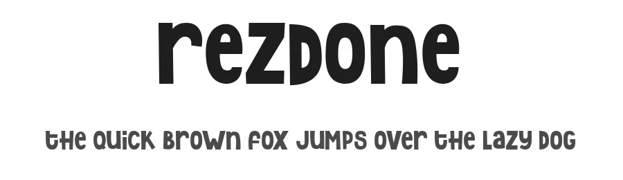 Rezdone by Subectype & Orenari — Decorative Font