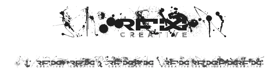 RFX Splatz by Ravi Rajcoomar — Dingbats Font
