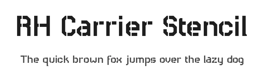 RH Carrier Stencil