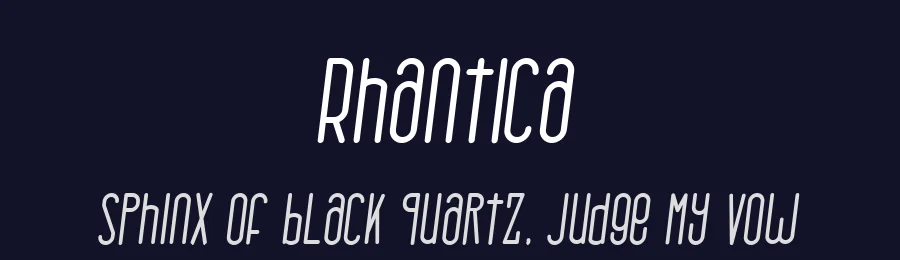 Rhantica by Eifetstype — Sans Serif Font — thumbnail 2