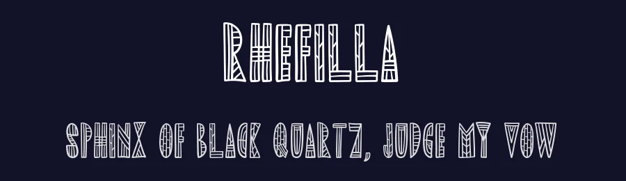 Rhefilla by Vunira Design — Decorative Font — thumbnail 2