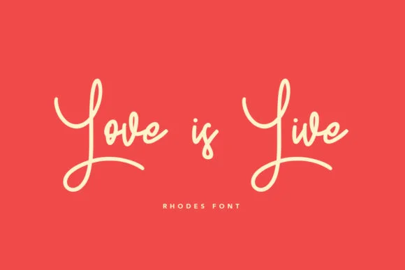 Rhodes Script Font by Maulana Creative — Script Handwritten Font — thumbnail 4