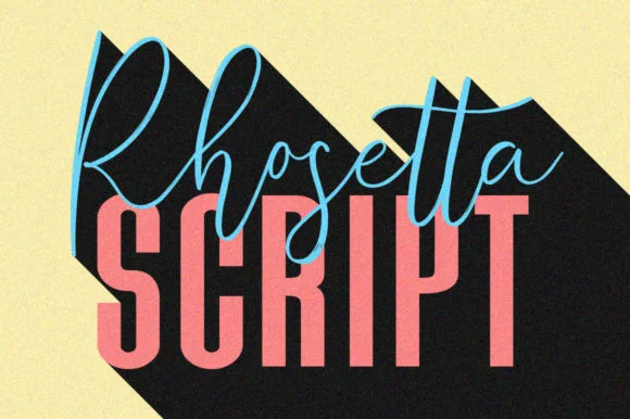 Rhosetta Script Font by Maulana Creative — Script Handwritten Font