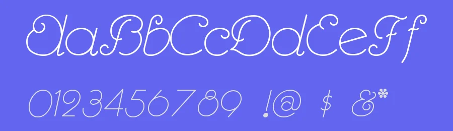 Rhumba Script by Nick's Fonts — Decorative Font — thumbnail 3