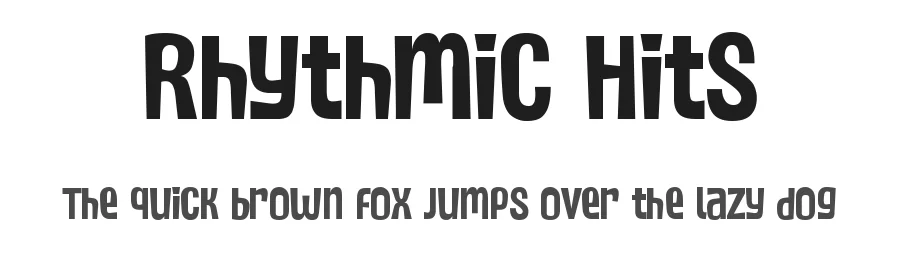 Rhythmic Hits by Excellent Ritma Florendia — Decorative Font