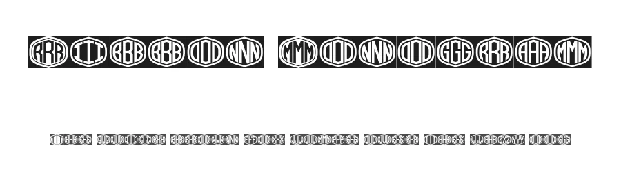Ribbon Monogram