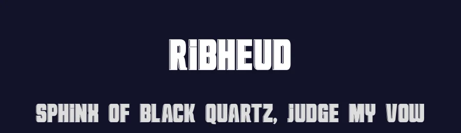 Ribheud by Teguh Pranata — Sans Serif Font — thumbnail 2