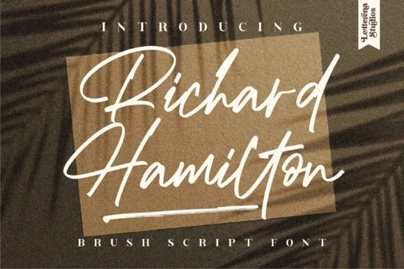 Richard Hamilton Font by Letterena Studios — Script Handwritten Font