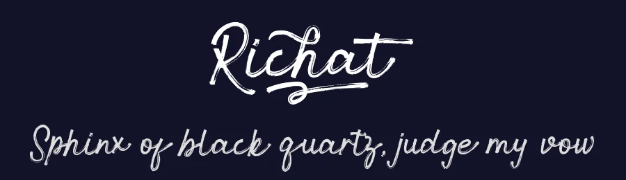 Richat by GFR Creative — Script Handwritten Font — thumbnail 2